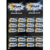 100 7 O'clock Super Platinum Double Edge Safety Razor Blades (20x5) - AKA 7'Oclock Black - Premium Blades on Display Card