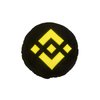 Binance Pillow - Embroidered Round Stuffed Plush Crypto Pillow by BlockCraft.Shop BNB Plush Pillow