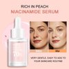 Peach 70 Niacinamide Serum - Peach Facial Serum for Glass Skin, Facial Serum for Oily Skin, Hydrating Serum, Face Serum for Women Face Plump & Smooth Fine Line Daily Clean Beauty