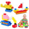 ROMDS 64 PCS Magnetic Blocks Toddler Toys Sensory Toys Magnetic Building Blocks Toys for Toddlers 3 4 5 6 7 8+ Years Old Boys Girls