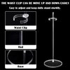 HMIEPRS 5PCS Acrylic Doll Stand Display Holder, Ideal Doll Display Stand Support with Adjustable Waist Clip for 11 to 13 Inch Tall Dolls