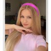 Bmobuo 1.3 Inch Wide Headbands for Women Girls, Pink Headband Women Fashion Head Bands for Women's Hair Costumes Headband Pink Accessories Diademas Para Mujer