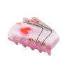Pink Poker A Shape Hair Claw Clip Colorful Animal Non-Slip Hair Accessories 3" for Medium Thin Hair Women Girls