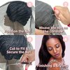 Donna Deluxe Weaving Net 17.5" X 26" Black Weaving Net for Crochet Hairstyles Womens Crochet Cap Womens Weaving Net for Hair Black Wig Cap for Hair, 1PC