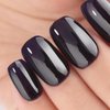 TUTUYU Jelly Midnight Dark Purple Gel Nail Polish,UV/LED Soak-off Sheer Translucent Puple Black Color Gel Polish Kit for Nail Art Starter or Manicure Salon,0.5 Fl.Oz