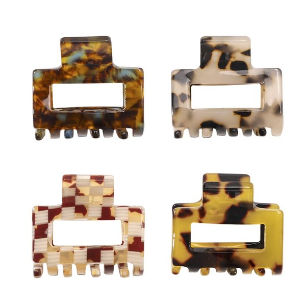 4PCS Acetate Hair Jaw Clips Nonslip Clip, Small Claw Hair Clips for Women Girls,Tiny Hair Claw Clips for Thin, Medium Thick Hair