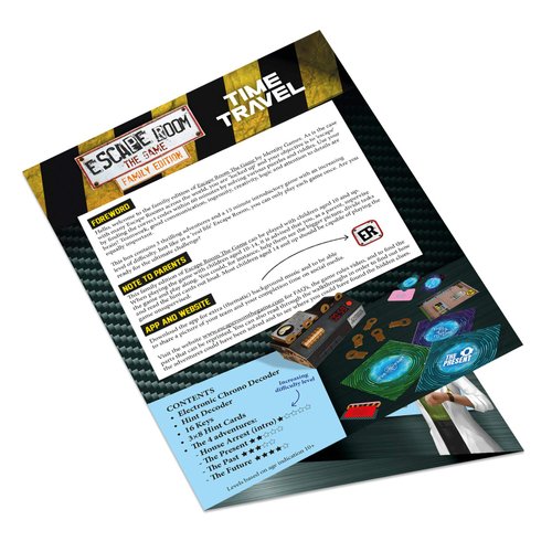 Escape Room The Game, Family Edition - with 3 Exciting Time Travel Games | Solve The Mystery Board Game for Family, Kids & Teens (English Version)