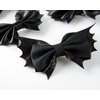 Bat Hair Bow Clips for Girls Women 4pcs Halloween Decorations Cosplay Costume Hair Accessories 4inch