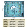 Shark Blanket for Girl Woman Blue Shark Throw Blanket Funny Sharks Stuff Decor Merch Cozy Flannel Soft Warm Plush Lightweight Bedding Shark Gifts for Boys Man Sofa Bedding Couch 50"X40"