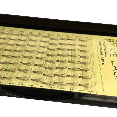 Volume 6D Eyelashes Extensions 0.07mm Thickness 3D Eyelashes 3 Trays/Lot Makeup Lash Extensions C Curl Individual Lashes Natural Style Eye Lashes 30 trays (0.07-C, 11mmx3)
