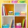Bright Creations 12 Pack Small Plastic Classroom Storage Bins for Organization, School Supplies, 6 Colors (6.1x4.8 in)