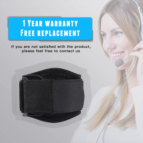 MOONSMILE Tennis Elbow Braces for Tendonitis and Tennis Elbow,Golfers Elbow Forearm Brace Straps and Compression Pad for Men and Women,Neoprene Wraps Tennis Elbow Support Band Relief