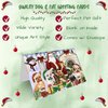 Christmas House Gathering Chihuahuas Dog Greeting Cards - Adorable Pets Invitation Cards with Envelopes - Pet Artwork Christmas Greeting Cards GCD58367 (1 Greeting Card)