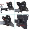 VideoSecu Swivel Tilt Full Motion TV Wall Mount Arm 15" Extension for Most 19 22 23 24 26 28 29 32 37 inch LED LCD TV HDTV ML14B A2C