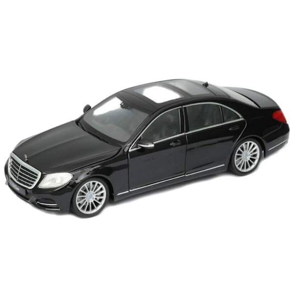 S Class with Sunroof Black NEX Models 1/24 Diecast Model Car by Welly 24051black