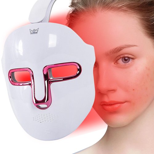 CarPerif LED Light Therapy Mask Red Blue Light Therapy Mask for Face, Led Face Mask Light Therapy At Home