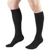 Truform 30-40 mmHg Compression Stockings for Men and Women, Knee High Length, Closed Toe, Black, Medium