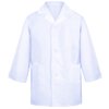 Naichuo Doctor Nurse Lab Coat Outfits,Kids Role Play Doctor Costume With Realistic Accessories for Boys Girls Ages 3-12(Lab Coat, White/7-9T)