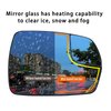 Right Passenger Side Mirror Glass Replacement For 2015 2016 2017 2018 Ford Edge - For Ford Edge Side Mirror Glass With Rear Holder