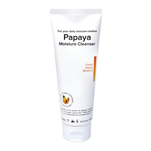 Naisture Foaming Facial Cleanser for Daily Face Wash Skincare with Hyaluronic Acid - Papaya Moisture Cleanser 5.07 fl.oz (150ml)
