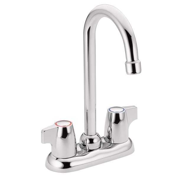 Moen 4903 Chateau Two-Handle High Arc Bar Faucet, Chrome, 0.5