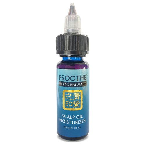 PSOOTHE Scalp Oil with Indigo Naturalis, Almond Oil, Jojoba Oil & Caster Oil