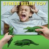 ZTATU Alligator Toy, Squishy Fidget Toys Stress Balls for Kids (1PCS) Crocodile Sand Filled Animals, Stress Relief Toys Adults Party Favors Squeeze Ball, Sensory Toys for Kids
