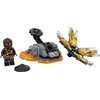 LEGO NINJAGO Spinjitzu Burst - Cole 70685 NINJAGO Accessory Set Building Kit Featuring Ninja Minifigure (48 Pieces)