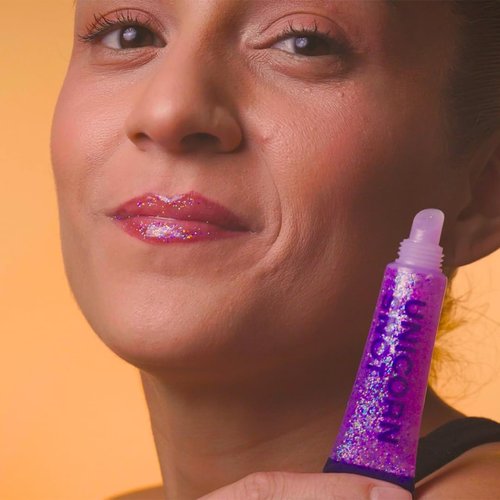 UNICORN SNOT Glitter Lip Gloss - Sparkly Lip Shine - Stocking Stuffers for Women, Gifts for Teen Girls - Vegan & Cruelty-Free Non-Sticky Formula Lip Gloss Glitter Makeup - Holographic Purple (Orchid)