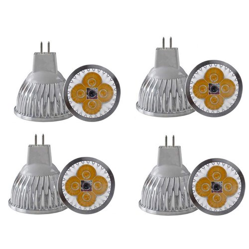 JKLcom 4W LED MR16 Bulbs 12V 4W LED Spotlight Bulb for Landscape Track Light, MR16 GU5.3 Base,12 Volt,4W(35W Equivalent Halogen Replacement),Warm White 3000K,8 Pack
