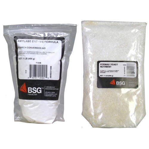1 lb Amylase Enzyme - 1 lb Fermax Yeast Nutrient