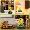 libergarden Mini Sunflower Building Blocks, Flower Bouquet Building Kit, Artificial Flower Collection, Valentine's Day for Women, 545 Pieces