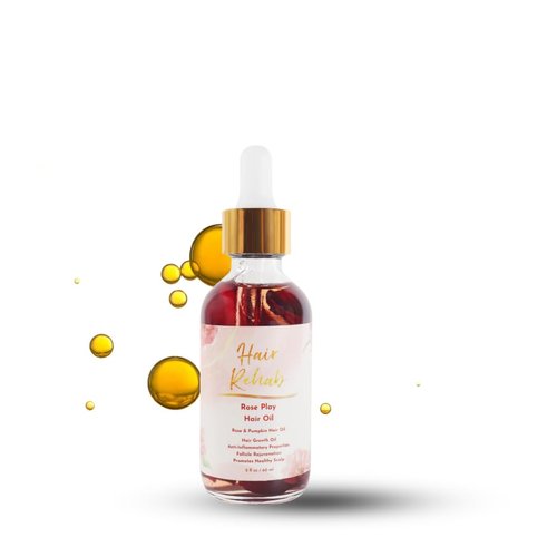 Keauty Lifestyle West Davis Hair Care Multi-Use Rose Play Hair and Body Oil, DHT Blocker, Real Rose and Pumpkin Oil, Moisturizer for Skin and Scalp, Light Weight for Low Porosity Hair (3)