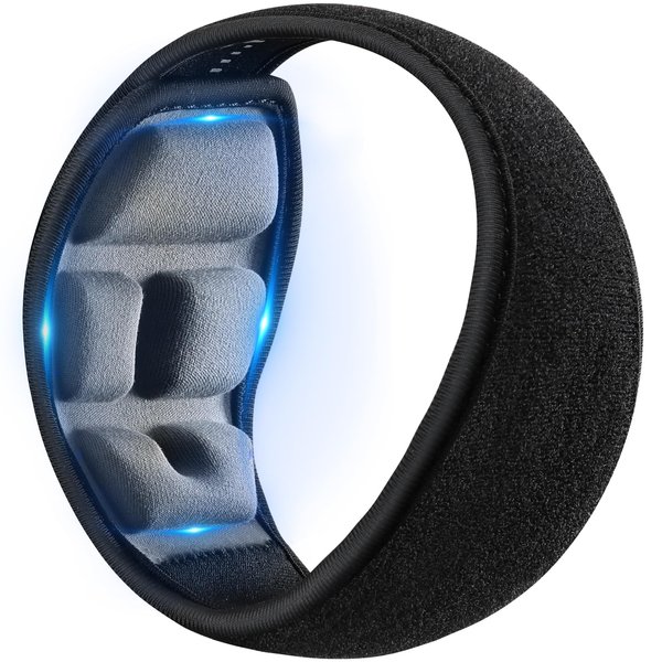 Fitomo Elbow Brace for Tendonitis and Tennis Elbow Brace for Men Women, 3D Air Cushion Paded for Golfer Elbow Relief, Adjustable Elbow Support Strap for Work Sport Injuries Recovery, 1 Unit