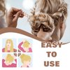 TUUXI 10pcs Spiral Hair Pins 2 Inch Rose Gold Metal Screw Hair Pins Fast Bun Spiral Bobby Pins Hair Accessories for Hair Style