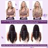 LaaVoo Tape in Hair Extensions Human Hair Black Hair Extensions Tape ins 22inch Double Side Jet Black Tape in Hair Extensions Real Human Hair Black Women 20pcs 50g