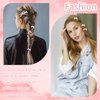 30PCS Bow Hair Clips Satin Mini Bowknot Barrettes Non-Slip Ribbon Hairpins Kawaii Claw Clip Small Pins Metal Sweet Halloween Hairstyle Accessorie for Women Girl Toddlers