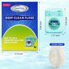 Dental Floss Deep Clean Waxed Floss Extra Wide Cleaning Slides Smoothly & Easily Perfect for Individuals with Tight & Small Gaps Between Teeth PFAS Free | Mint Flavored 66Yards x 4 Pack 360D