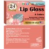 AZEN 24 Pack Lip Gloss Set, Lip Oil for Dry Cracked Lips Moisturizing Hydrating Nourishing with Vitamin E