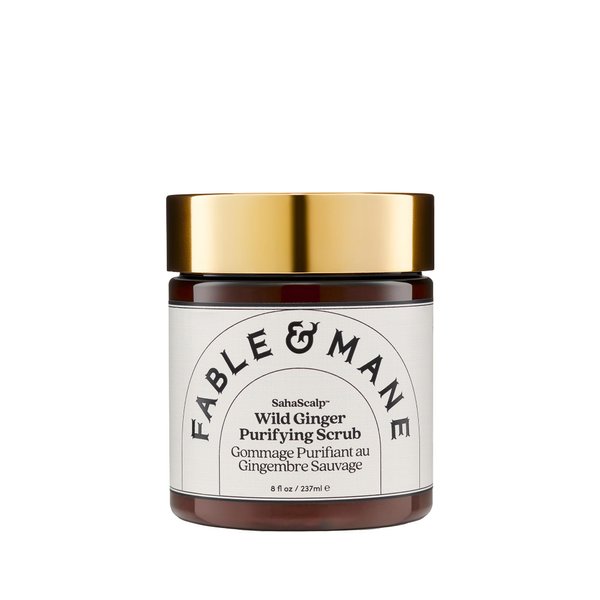 Fable & Mane SahaScalp Wild Ginger Purifying Scalp Scrub. Dry Scalp Treatment, Itchy Scalp Shampoo, Exfoliating Scalp Detox, Itchy Scalp Treatment - Genuine Fable and Mane Scalp Cleanser. 8FL oz