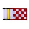 Golf Flag,Green Golf Flags,Solid Nylon and Checkered Training Golf Putting Green Flags, Indoor Outdoor Backyard Garden Portable Golf Target Flags,8.7inch*6inch (4-sets new version)