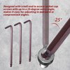 Rannb 3/16" Hex Key Wrench L Shaped Ball End Allen Wrench -10pcs
