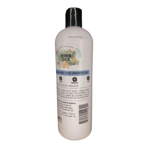 Power Stick Brazilian Mist SHOWER GEL Notes of Pistachio & Salted Caramel 16 FL OZ (Pack 2)