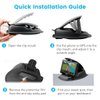 APPS2Car GPS Car Truck Mount, Non-Slip GPS Bean Bag Dash Mount 2-in-1 Anti-Skid Friction Dashboard Sandbag Clamshell Phone Holder for Garmin Nuvi Tomtom Magellan Navigation & All Cell Phone iPhone