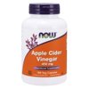NOW Supplements, Apple Cider Vinegar 450 mg, Derived from Fermentation of Sweet Apple Cider, 180 Veg Capsules