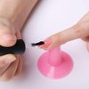 AKOAK 2 Pcs Plastic Nail Holder Finger Exercise Tool Fixed Finger Bracket Professional Painting Art Accessories DIY Nail Art Supplies