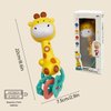 Baby Music Rattle Toy, Baby Teething Toy for Infants 6-12-18 Months Toddlers Sensory Toys Baby Boy Girl Gifts (Giraffe)