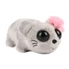 Leong Products Sad Hamster Meme Plush Toy with Pink Bow, Built-in Violin Sound for Soft Cute Sad Hamster (Sad Hamster with Music)