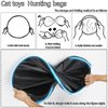 WIDJOQI Cat Toy Balls Cat Hunting Bag cat Hide and Seek Toy Cat Interactive Toy Automatic Rolling Ball Cat Toy Single Play Toy (F-KT)