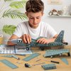 Model Airplane STEM Building Projects Toys - DIY Building STEM Projects Toys for Kids Boys Girls Ages 8-12-16, Assembly Science Kit Model Plane Birthday Gift Toys for Kids Boys 8 9 10 11 12 Years Old